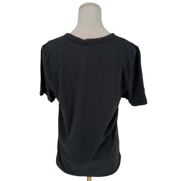 Universal Thread Basic V-Neck T-Shirt Women's M Dark Grey Charcoal Casual - Picture 3 of 5